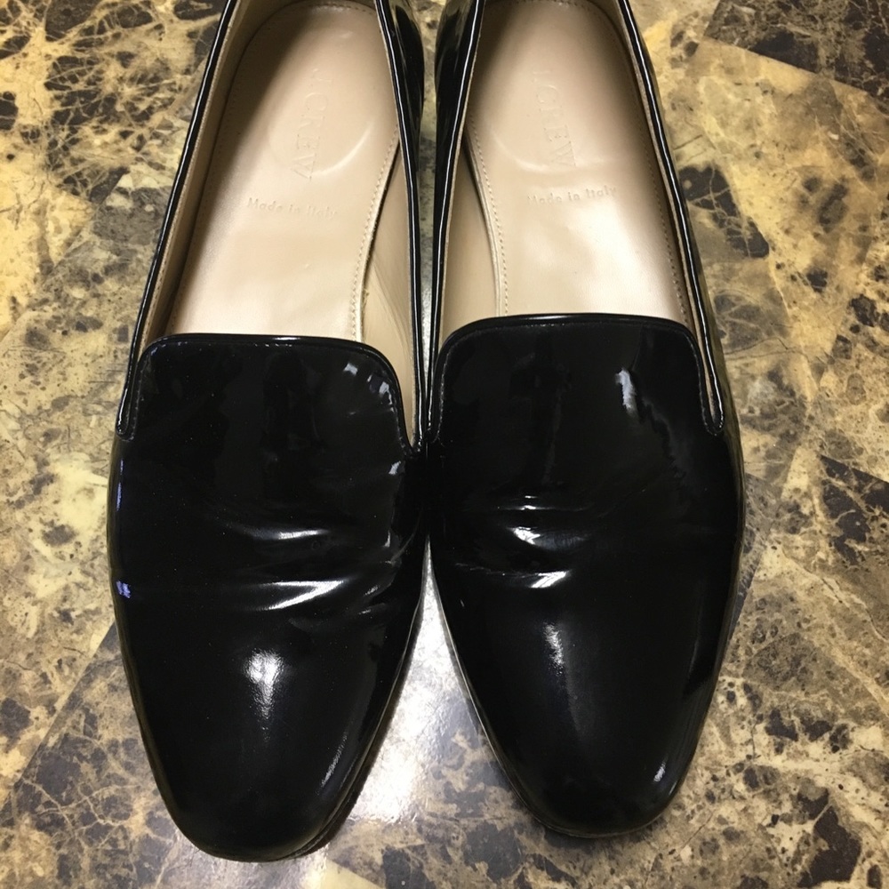 J Crew Darby Patent Leather Loafers